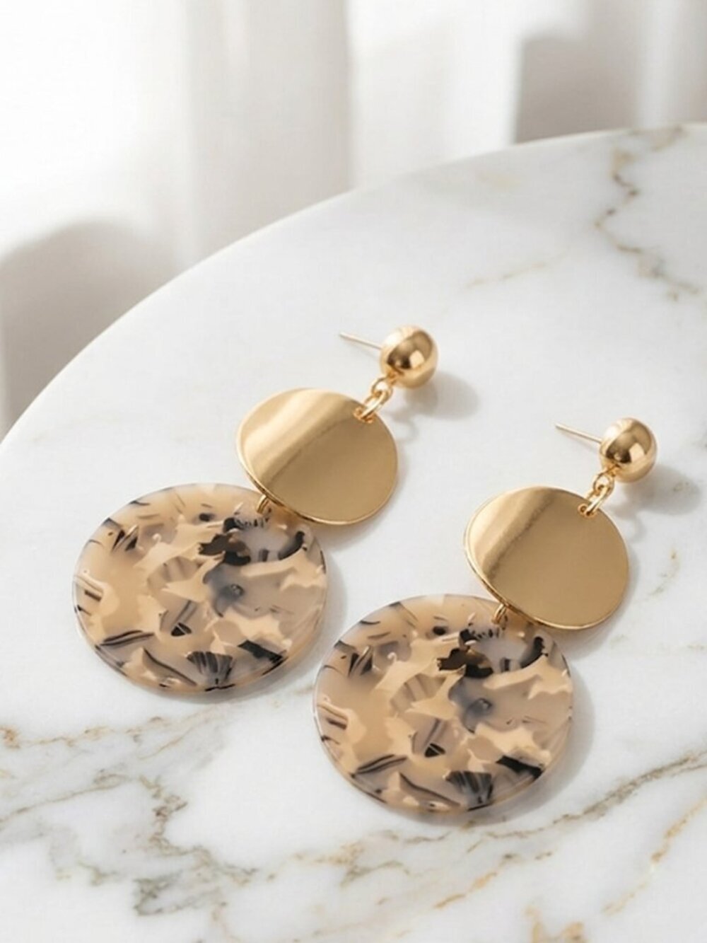 Women’s Round Dangle Stylish Earring